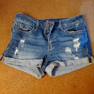 Denim shorts